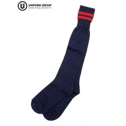 Socks - Navy/Red Stripe HBHS