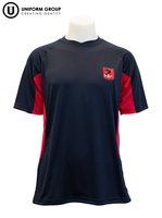 PE Shirt - Navy/Red HBHS-hastings-boys'-high-school-THE U SHOP - Hastings